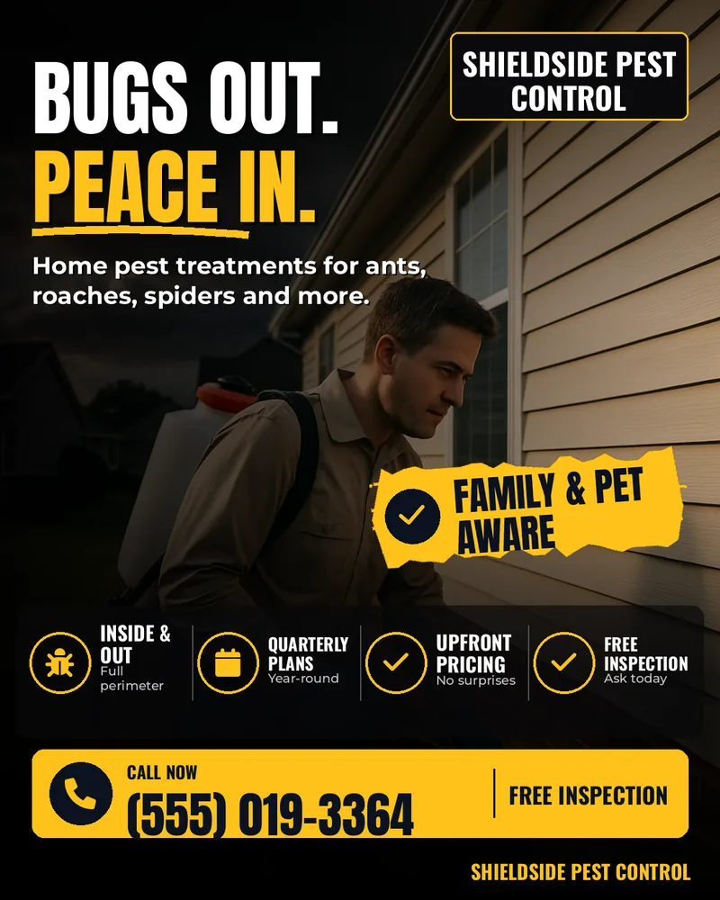 Sample Pest control promo ad made with Buzzweave Prompt-to-ad